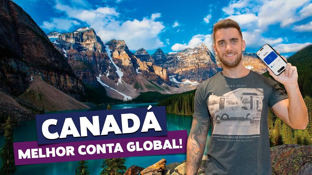 Qual a melhor conta global para o Canadá?