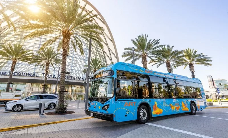 Ônibus em Anaheim