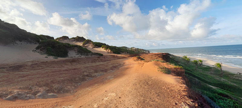 Dunas na Praia das Minas em Pipa