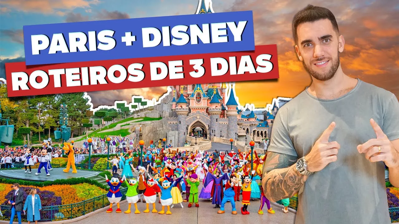 Roteiro de 2 e 3 dias em Paris e visita à Disney