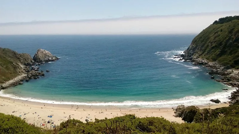 Praia Las Docas em Valparaíso