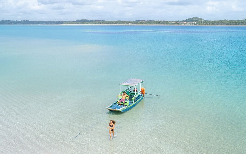 Passeio de jangada a motor em Maragogi