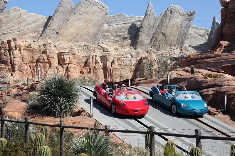 Radiator Spring Racers: Brinquedo do Disney California Adventure Park 