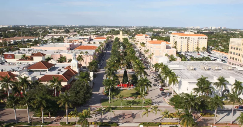 Região do centro Downtown Boca Raton