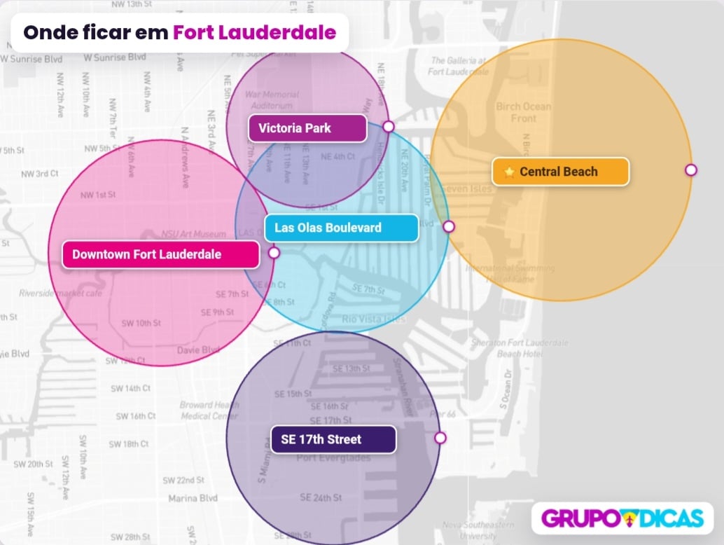 Mapa de Fort Lauderdale