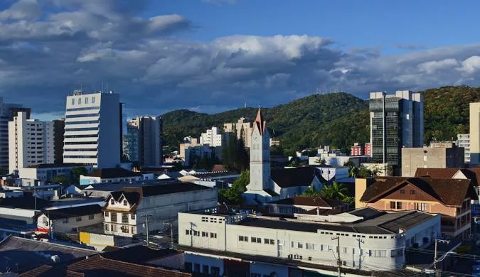 Mapa turístico de Joinville