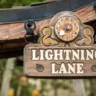 Placa do Lightning Lane da Disney Orlando