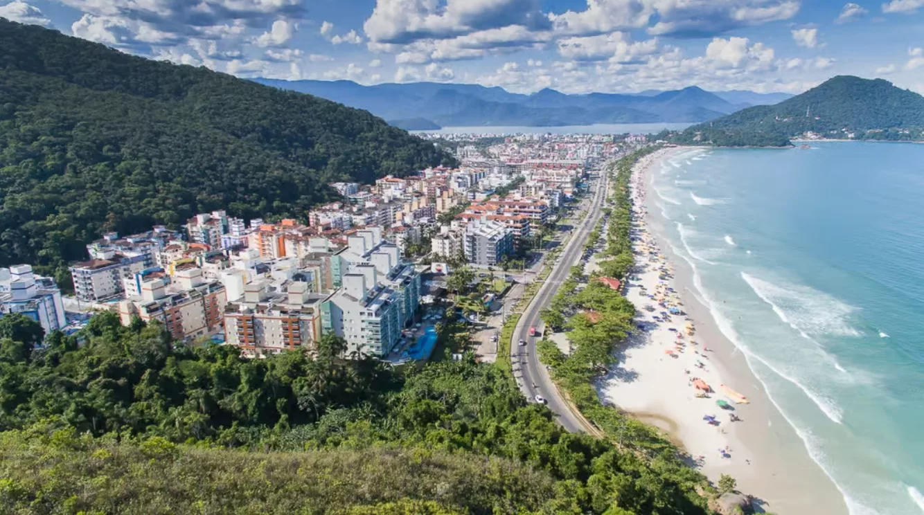 Mapa turístico de Ubatuba