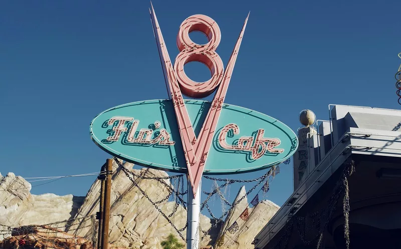 Flo's V8 Cafe no Disney California Adventure Park