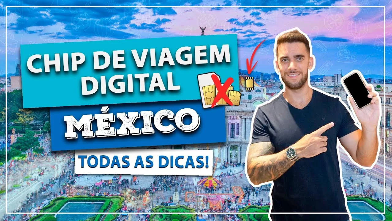 Chip de viagem digital eSIM para o México!