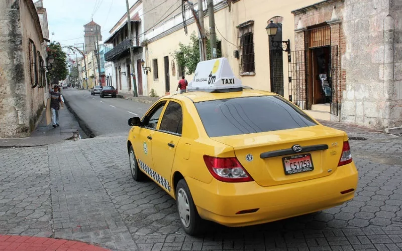 Táxi em Santo Domingo