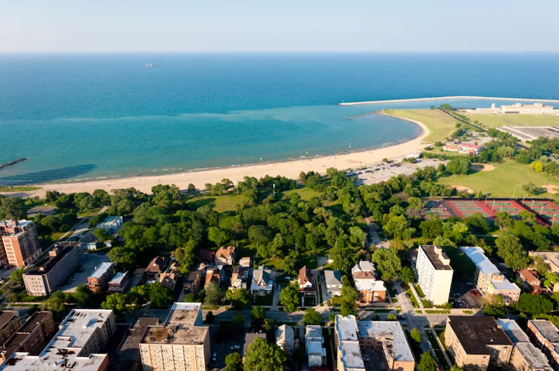 Rainbow Beach em Chicago