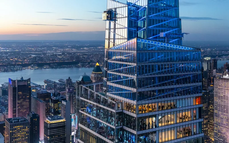 Andares do observatório Summit One Vanderbilt em Nova York