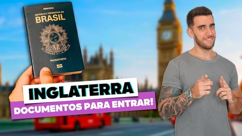 Documentos para viajar à Inglaterra