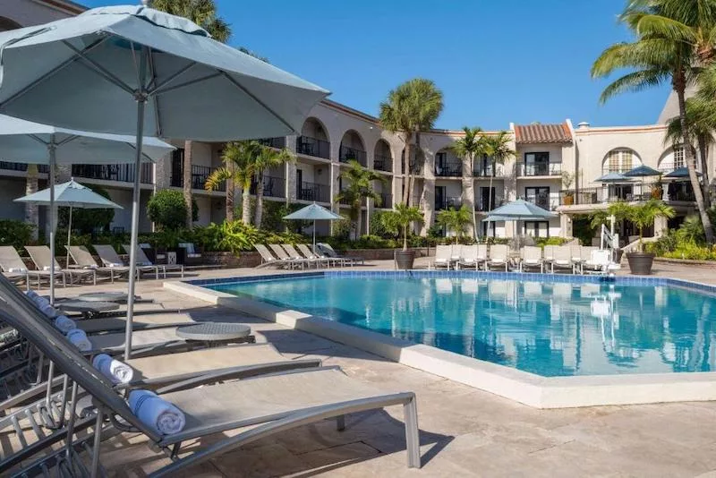 Piscina do Wyndham Boca Raton Hotel