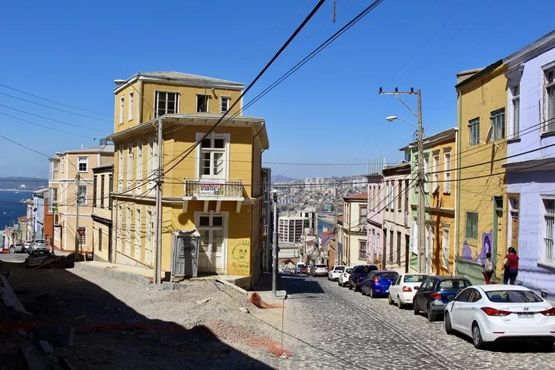 Cerro Alegre em Valparaíso