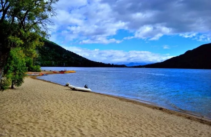 Caiaque no lago Gutiérrez em Bariloche