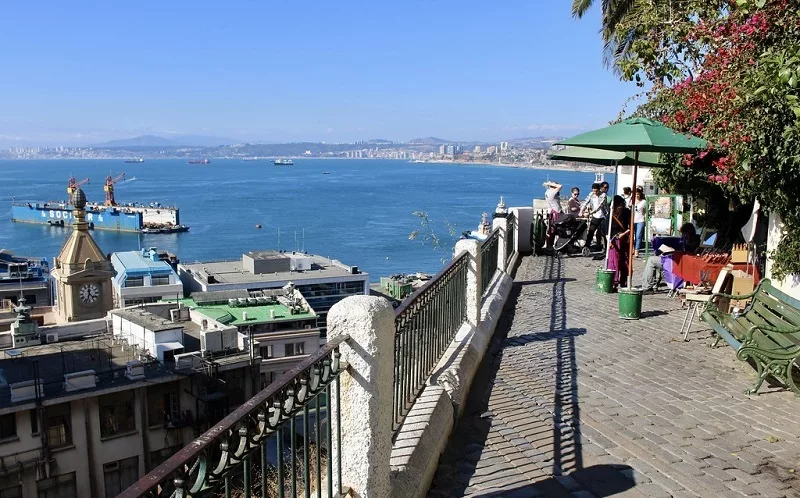 Paseo Gervasoni no Cerro Concepción em Valparaíso