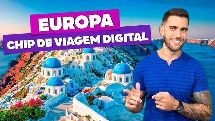 Chip de viagem digital eSIM para Europa