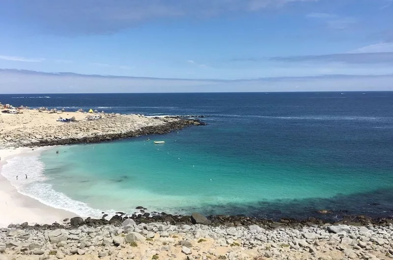 Praia de La Virgen em Caldera