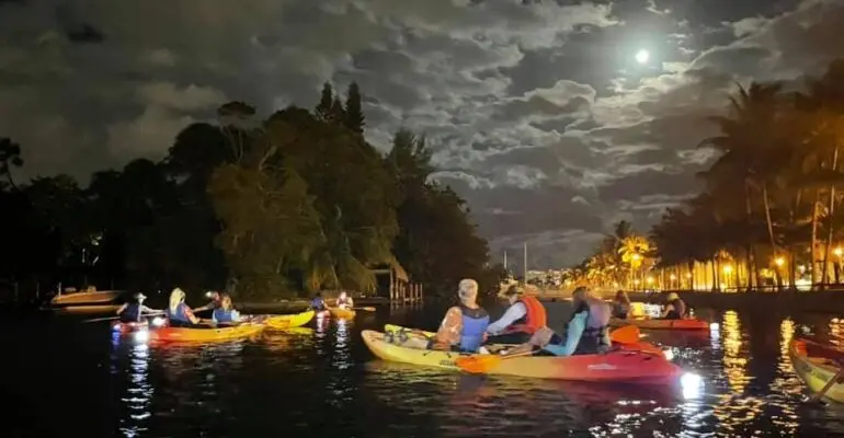 Full Moon Kayak Tour em Fort Lauderdale