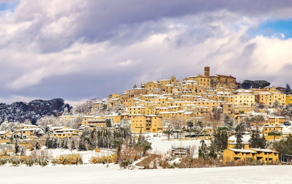 Inverno em Montepulciano