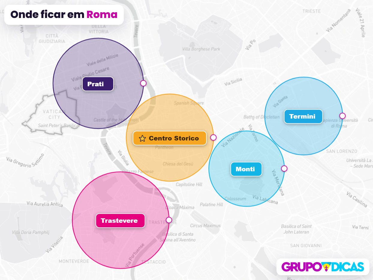 Mapa de Roma Mapa de Roma