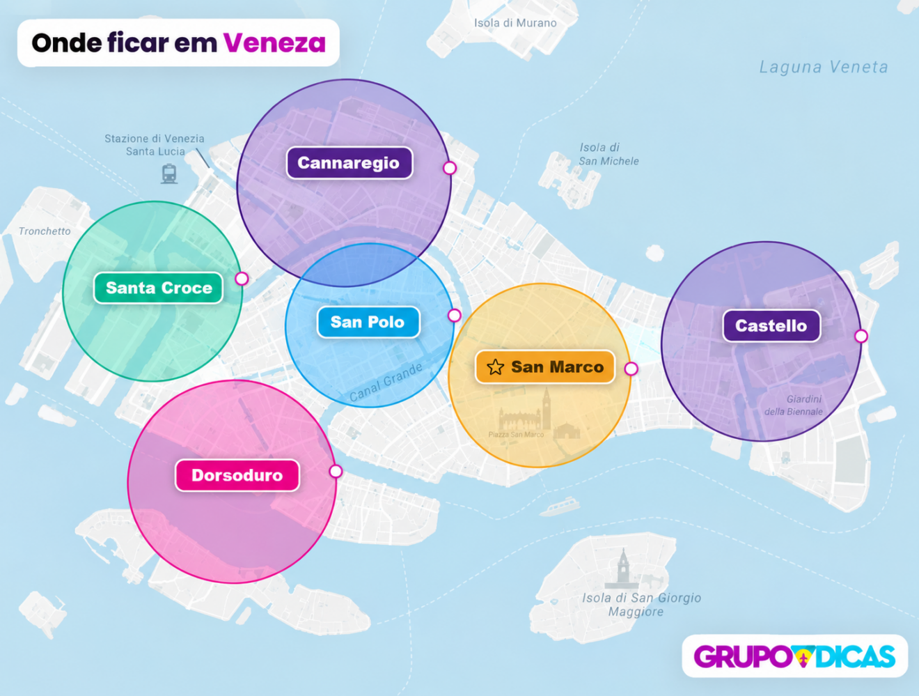 Mapa de Veneza
