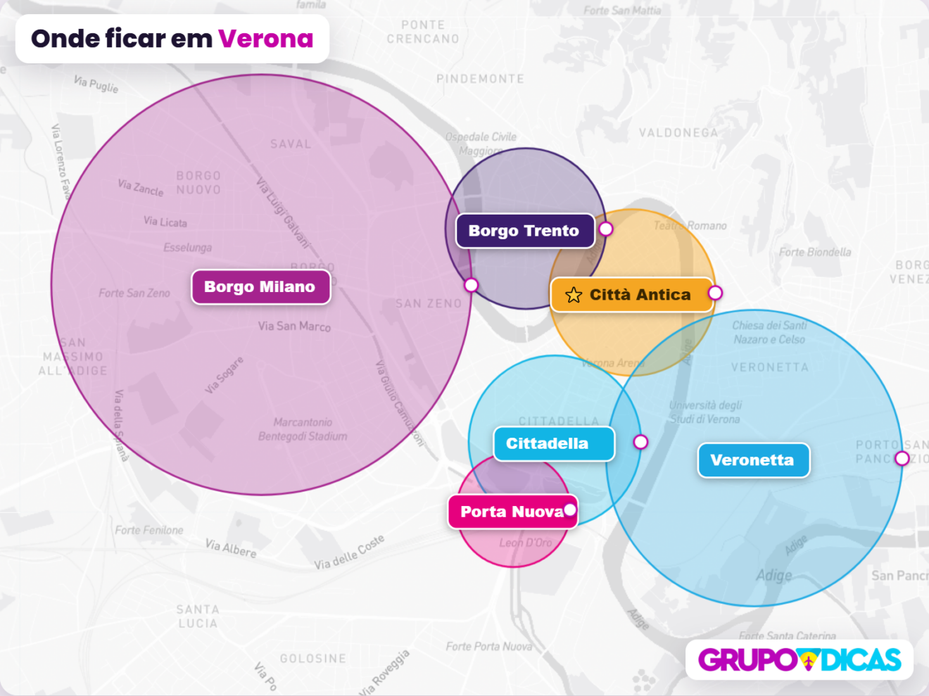 Mapa de Verona Mapa de Verona