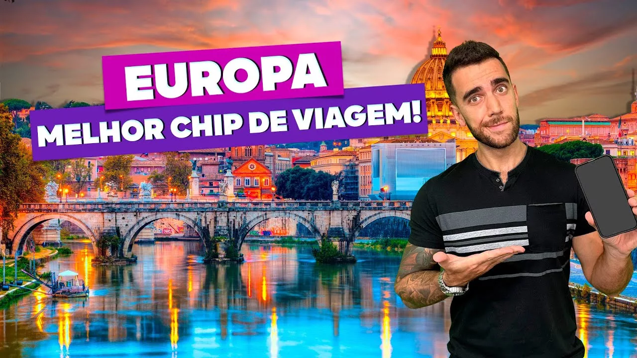 O melhor chip de celular para Europa