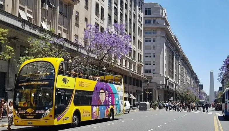 Passeio de ônibus turístico em Buenos Aires