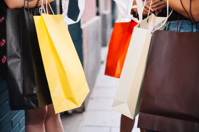 Sacolas de compras em Cocoa Beach