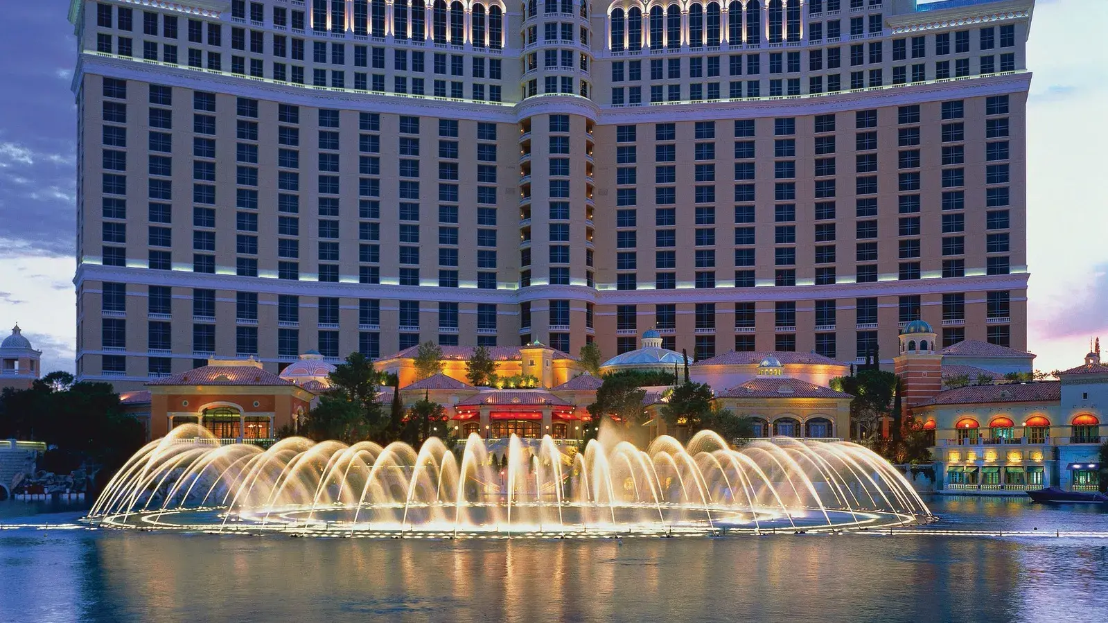 Fontes do Hotel Bellagio em Las Vegas