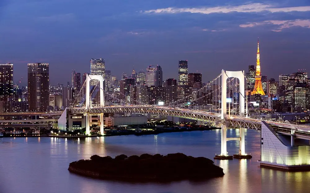 Rainbow Bridge é um dos passeios do roteiro de 3 dias em Tóquio