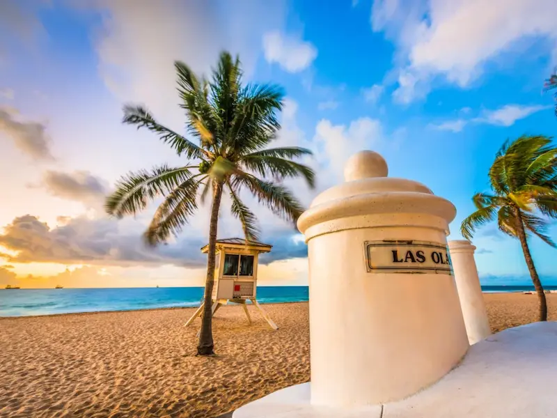 Las Olas Beach em Fort Lauderdale