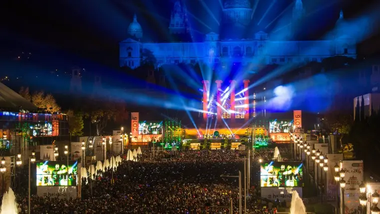 Réveillon na Plaça Espanya