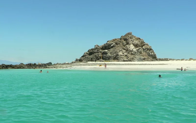 Praia Las Tijeras em Punta de Choros