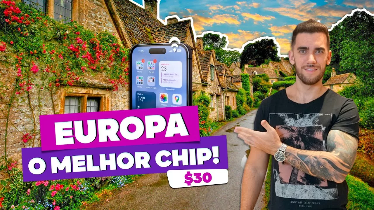 Melhor chip de viagem e eSIM para Europa