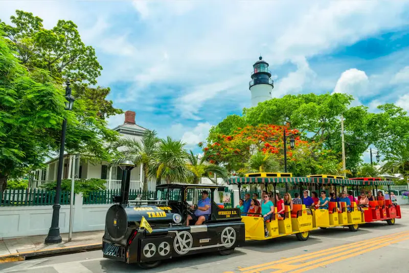 Passeio de trem turístico de Key West