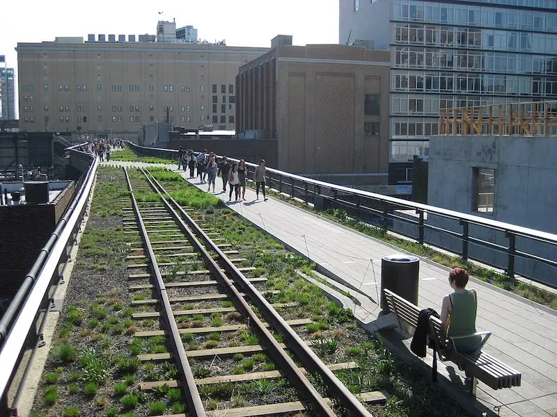 Extensão do parque The High Line em Nova York