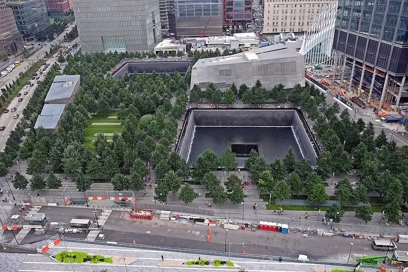 Área do Memorial e Museu do 11 de Setembro em Nova York