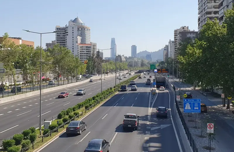 Autopista Costanera Norte em Santiago 