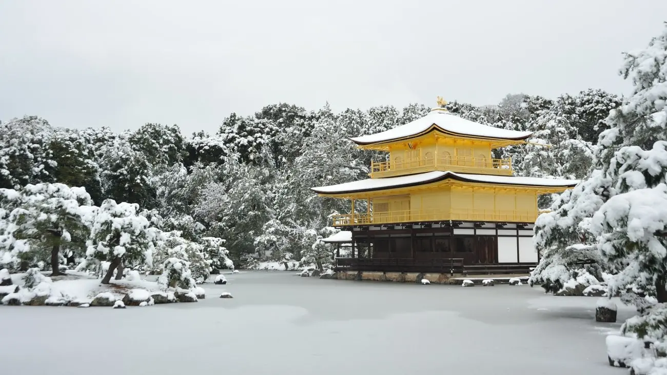 Como é o inverno em Kyoto