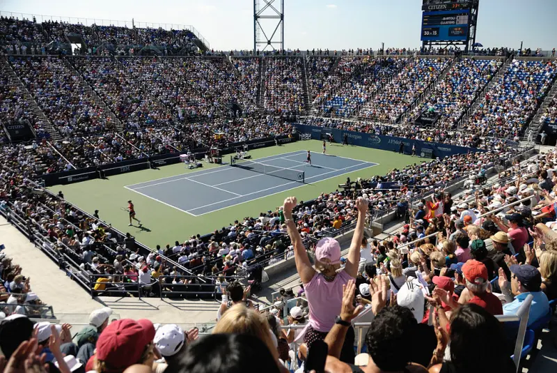 Torcida no US Open Tennis em Nova York