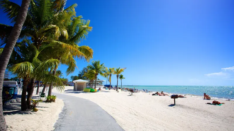 Clarence S. Higgs Memorial Beach em Key West