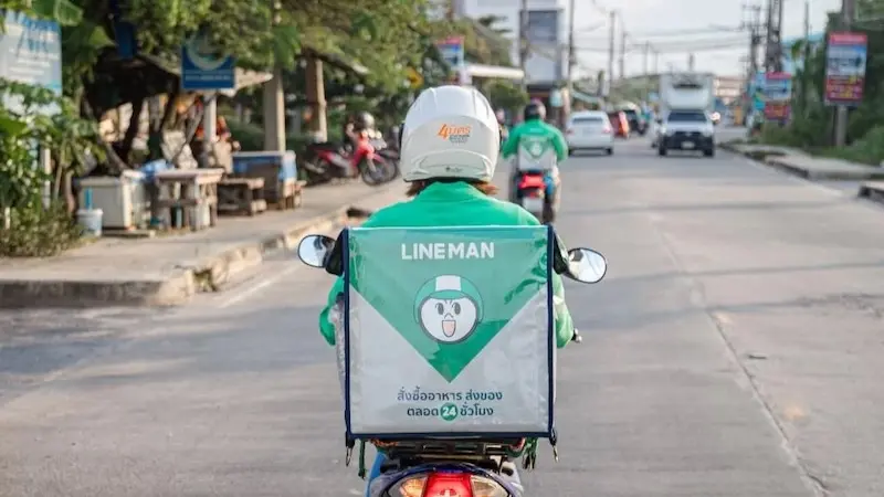 Line Man na Tailândia