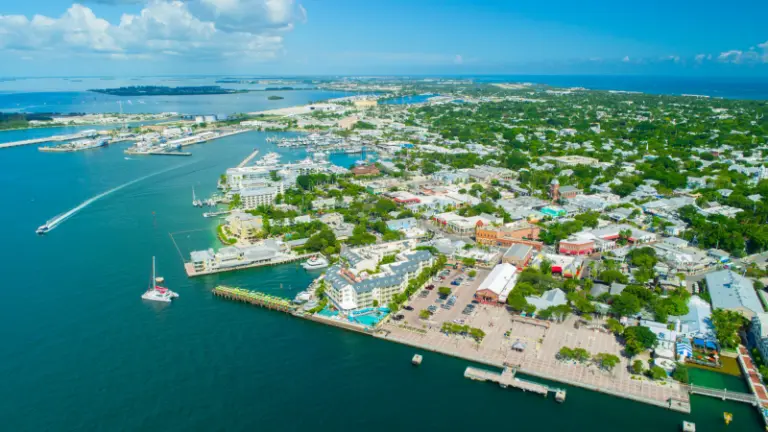 Vista aérea de Key West