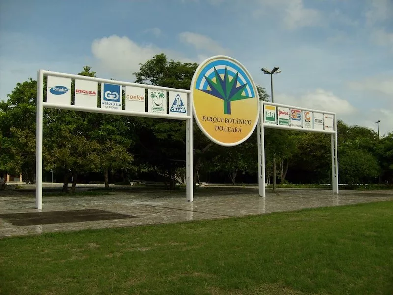 Entrada do Parque Botânico do Ceará