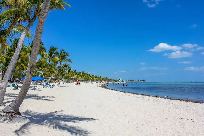 Smathers Beach em Key West