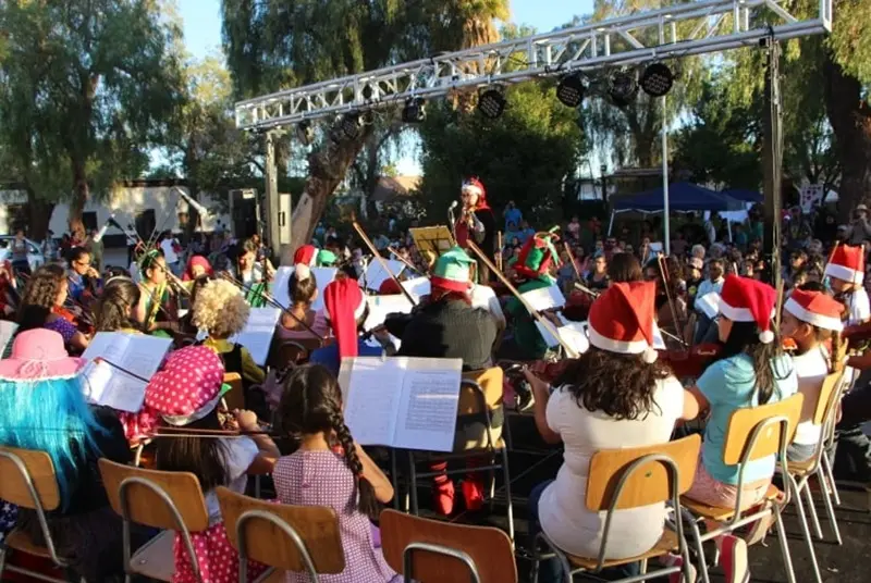 Cantata de Natal em San Pedro de Atacama